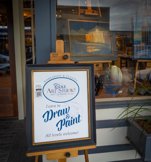Cole Gallery in Downtown Edmonds