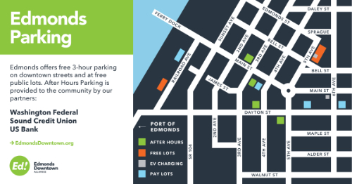 Downtown Edmonds Parking Map