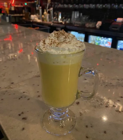 Rompope drink at Santa Fe Mexican Grill & Cantina