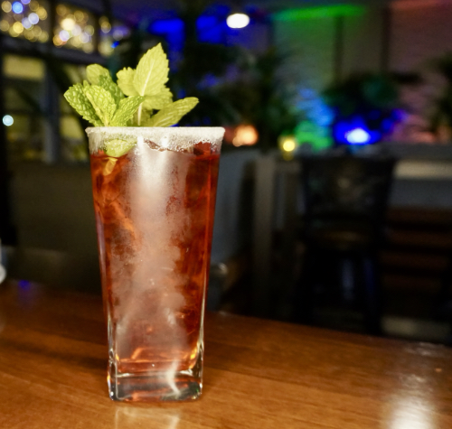 Wreck the Halls holiday drink from Calypso in Edmonds WA