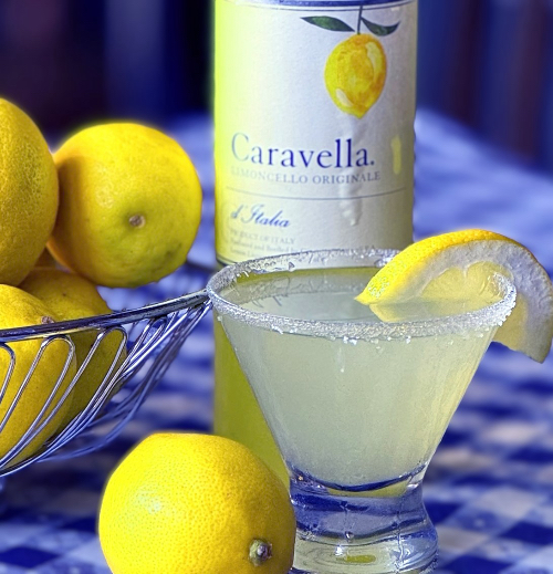 Italian Lemon Drop holiday cocktail at Girardi's Osteria in Edmonds, WA