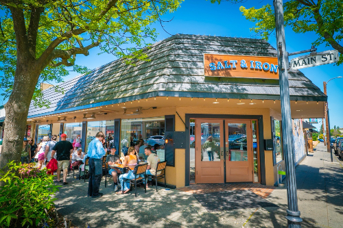Exterior of Salt & Iron in Edmonds